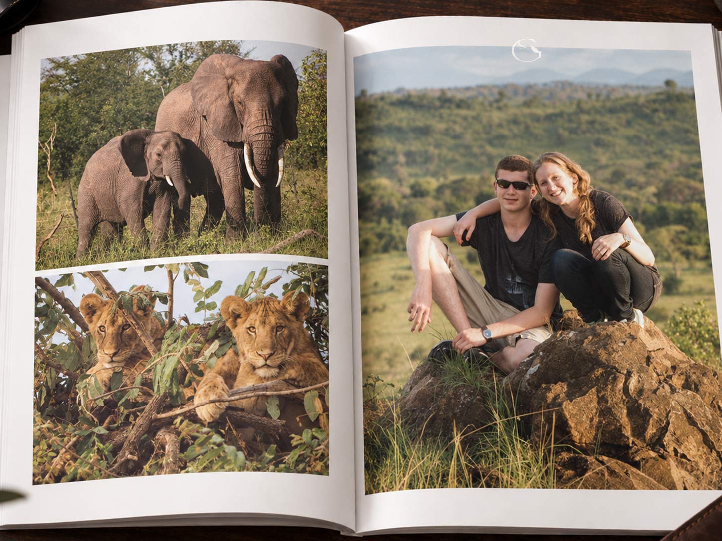 The Guided Safaris® Safari Stories journal, the Kessler family safari